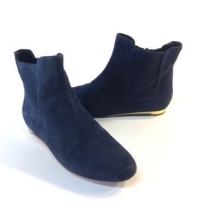 Cole Hann 8.5B Dark Teal Suede Ankle Boots♥️